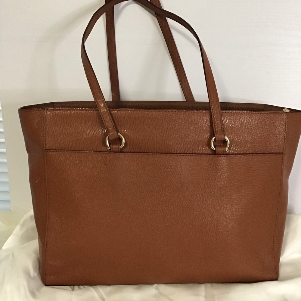 Coach 78246 Tan Crossgrain Leather Folio Large Business Tote Dustbag - Picture 15 of 16